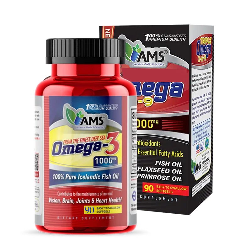 AMS OMEGA 3 - 90 Softgels - 1000mg