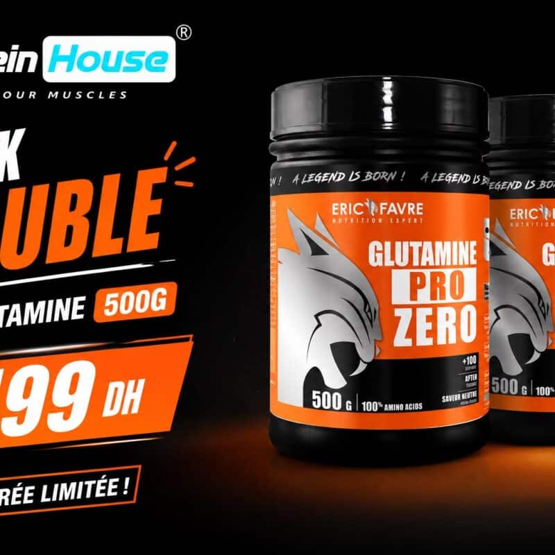 Glutamine 500g Eric favre x2