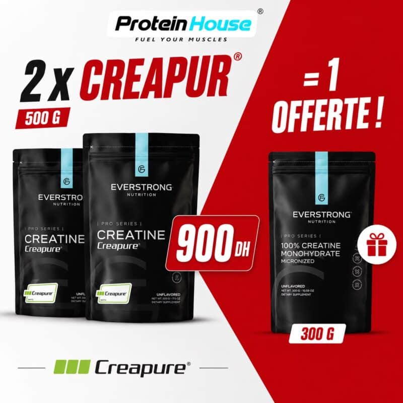 creapure x2 500g + creatine monohydrate 300g